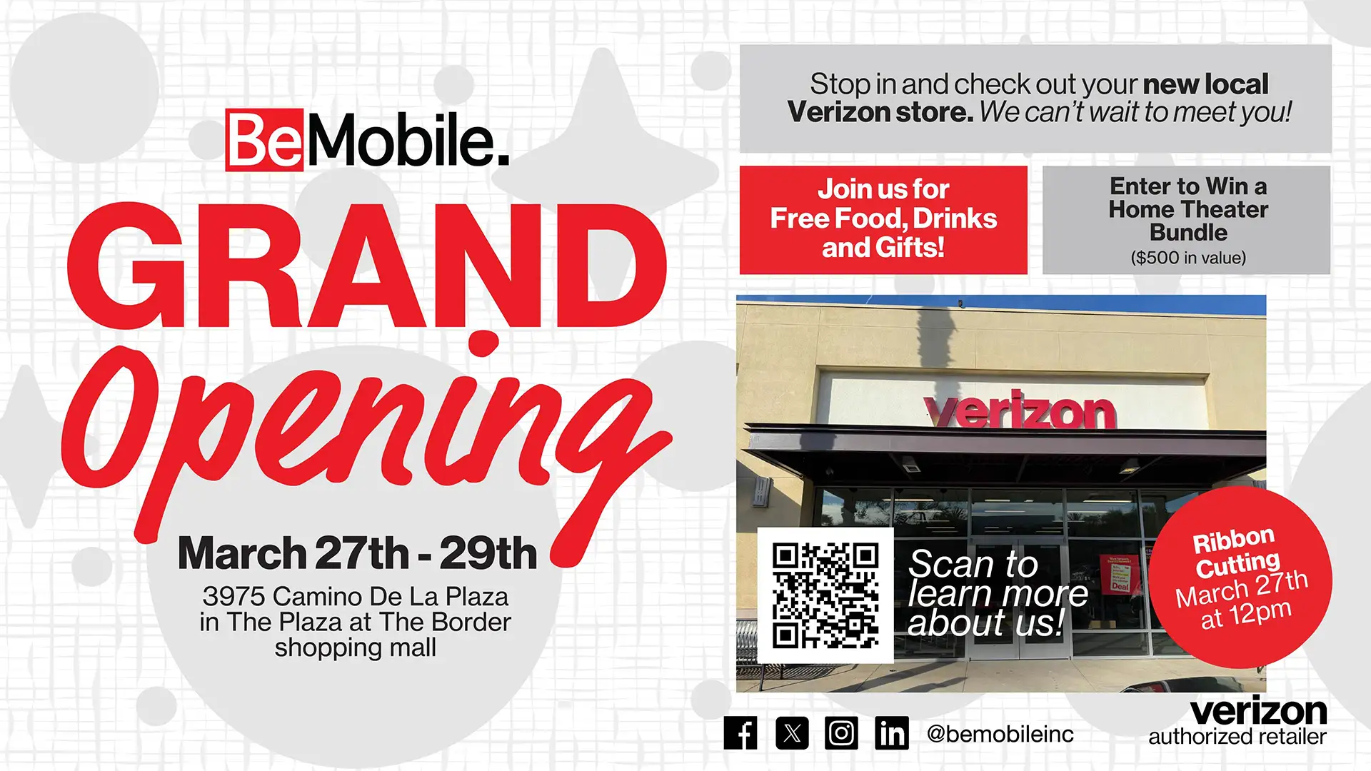 Bemobile Verizon Store Grand Opening Bemobile Verizon Store Grand Opening