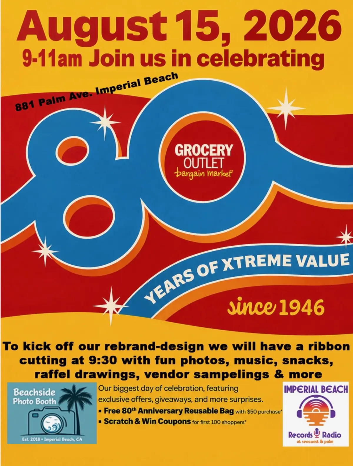 Grocery Outlet 80th Anniversary