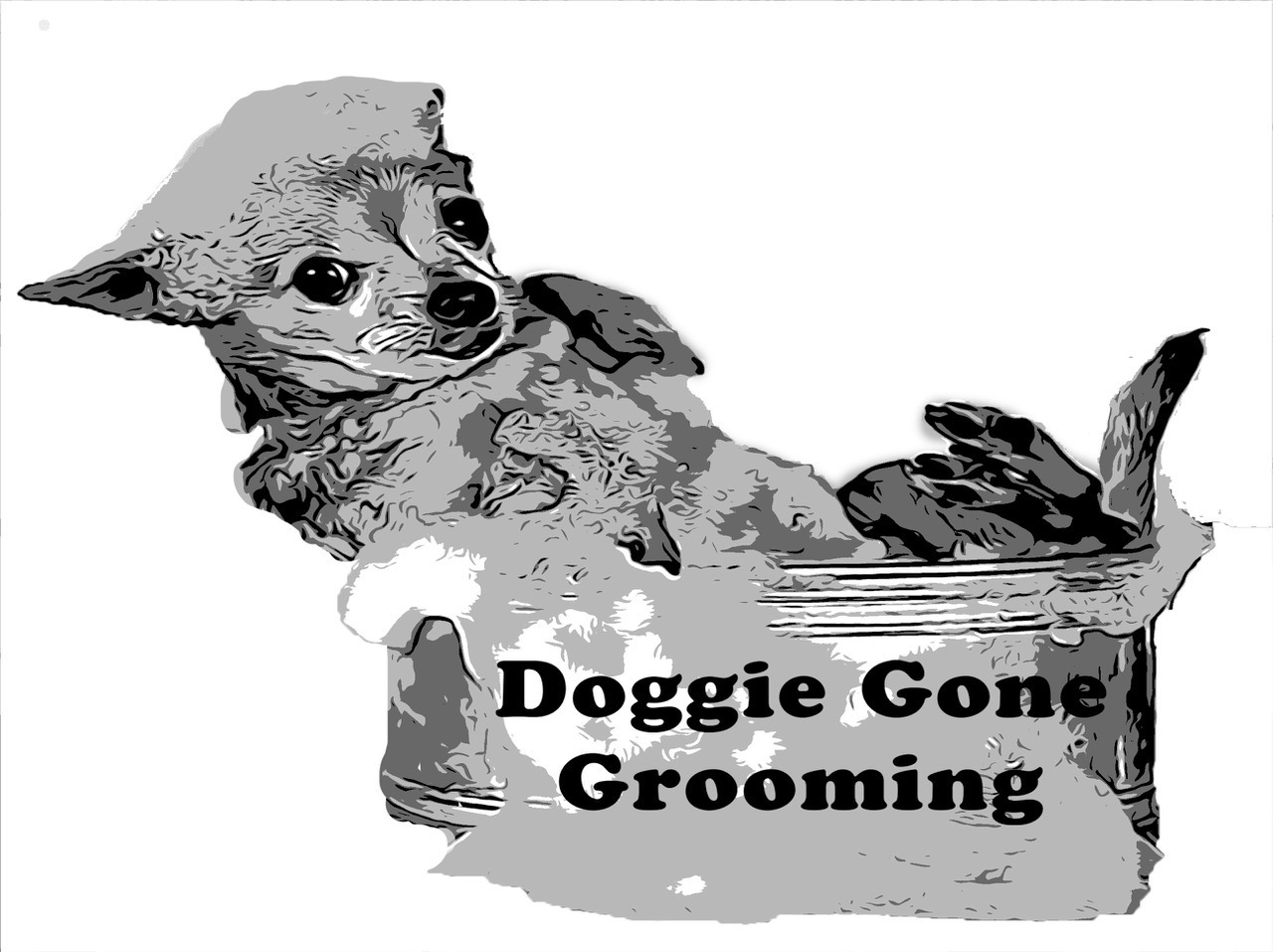 Doggie gone grooming