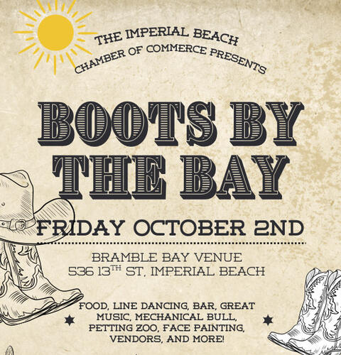 Imperial Beach News Article:Boots by the Bay: A Night You Won't Forget
