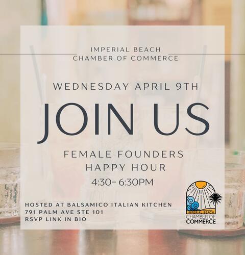 Imperial Beach News Article:Calling All Female Founders