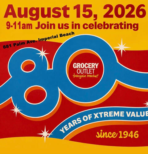 Imperial Beach News Article:Grocery Outlet Imperial Beach 80th Anniversary Celebration