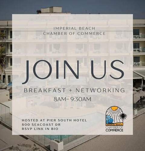 Imperial Beach News Article:Imperial Beach Chamber of Commerce Monthly Breakfast Meetings