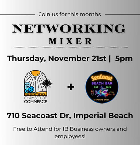 Imperial Beach News Article:IB Chamber Mixer at SeaCoast Beach Bar & Sports Grill